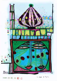 Hundertwasser - Homo Humus Come Va - 10,002 Nights - 00521